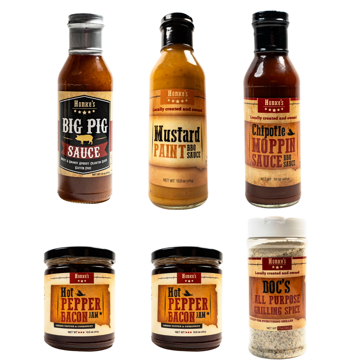Honke's BBQ Starter Pack - Shipping Included!