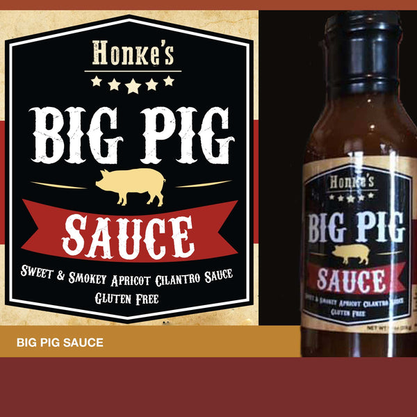 6 pack Big Pig Sauce - Shipping Included!